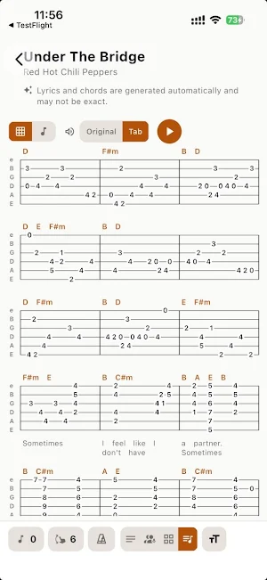 ArtGuitar: AI Chords and Tabs Screenshot 2
