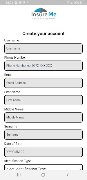 Insure-Me Screenshot 2