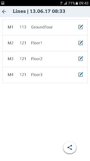 Line tester connected Screenshot 2