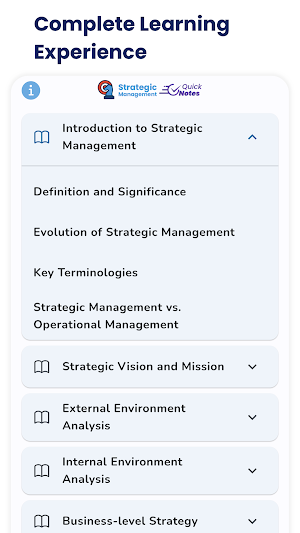 Strategic Management Notes Screenshot 0