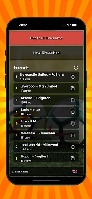 Soccer AI score prediction Screenshot 0