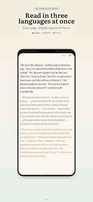 Trilinguo: Multilingual Books Screenshot 0
