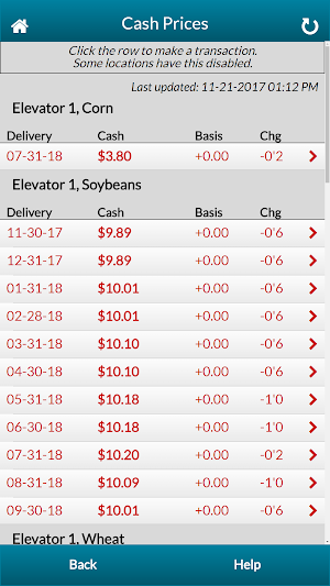 Valero: Grain Marketing Portal Screenshot 2