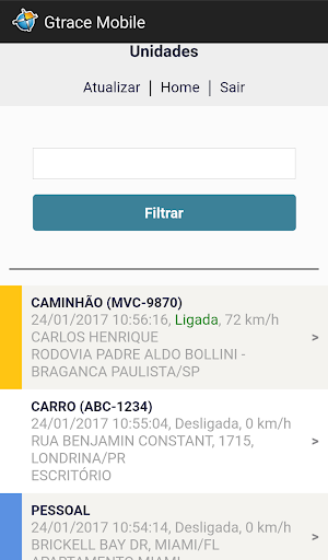 Gtrace Mobile Screenshot 3