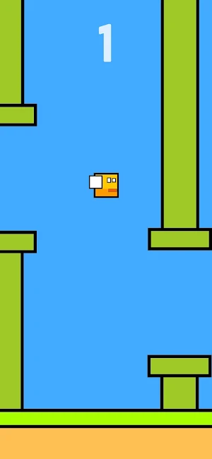 Flappy Square - Flying Bird Screenshot 2