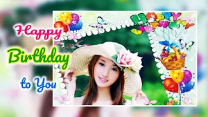 Happy Birthday Photo Frames Wishes Cards Screenshot 0