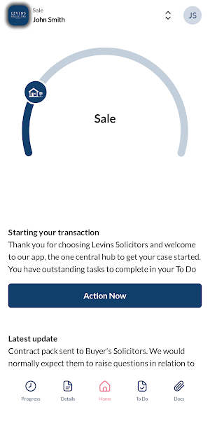 Levins Solicitors Screenshot 2