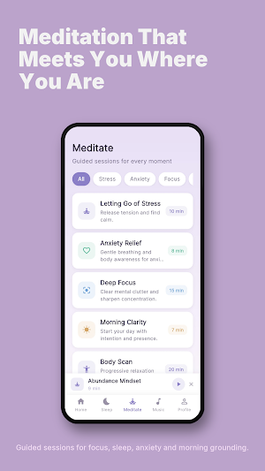 Stillness — Meditate & Sleep Screenshot 1
