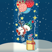 Dreaming Snowman - Wallpaper