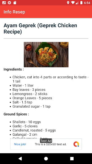 Cari Indonesian Food Recipes Screenshot 3