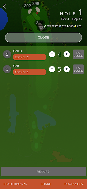 Orange Lake Golf Screenshot 2
