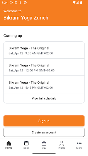 Bikram Yoga Zurich 2.0 Screenshot 1