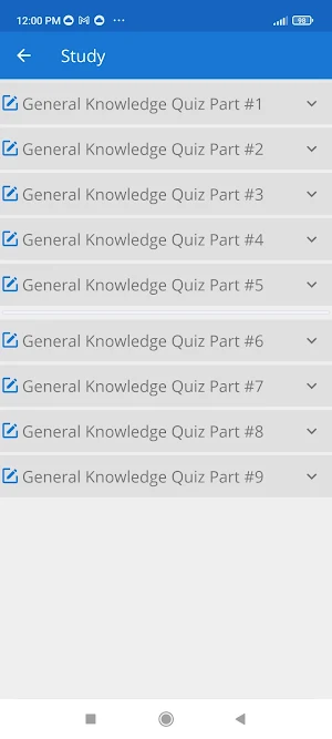 GK Quiz General Knowledge App Screenshot 1