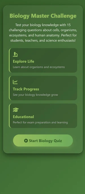Biology Circus Casino Quiz Screenshot 2
