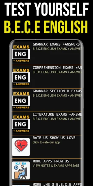 BECE English Past Questions Screenshot 1