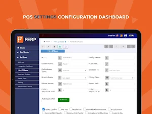 FERP POS Screenshot 2