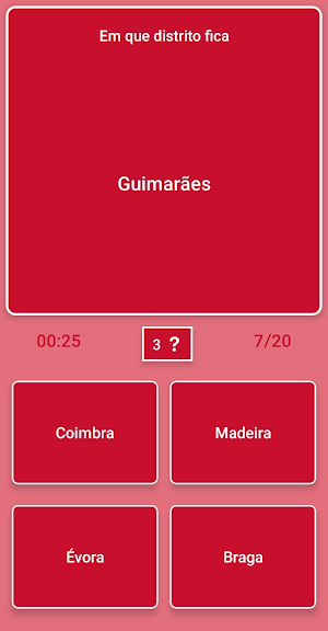 Mapa de Portugal - Quiz Screenshot 2