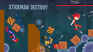 Stickman Destroy - Super Warriors Destruction Screenshot 0