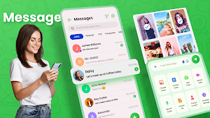 SMS Messenger - Text Messaging Screenshot 0