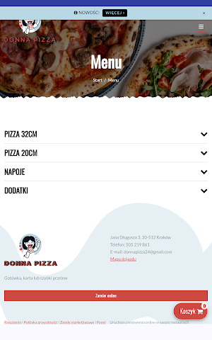Donna Pizza Screenshot 2