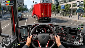 Real US Truck Driving Sim Game Screenshot 0