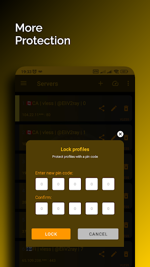 Gold V2ray : VPN client Screenshot 3