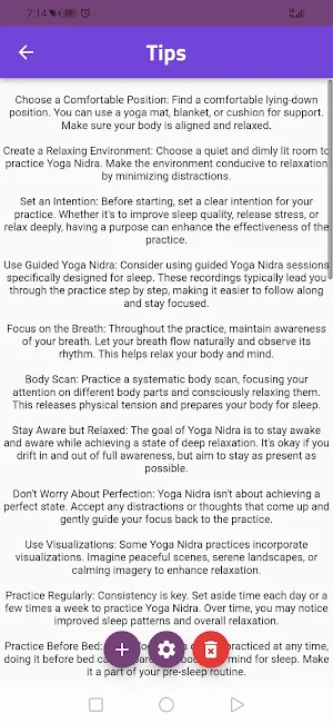 Yoga Nidra for sleep Screenshot 2