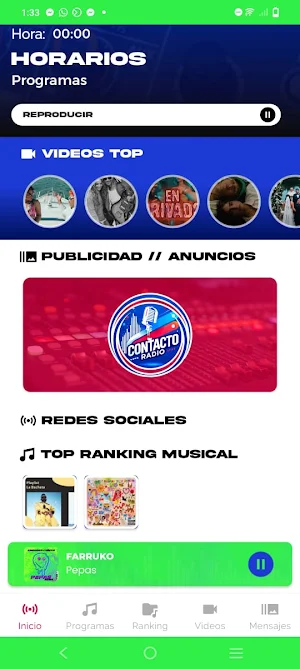 Contacto Radio Screenshot 0