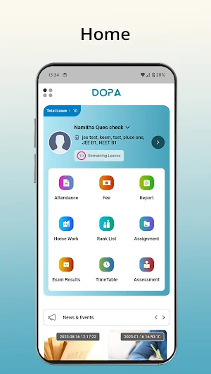 DOPA Parents App Screenshot 0