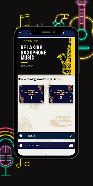 relaxing saxophone music Screenshot 0
