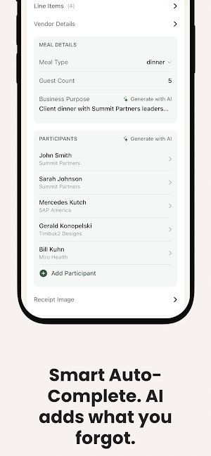 Bill.Dock - AI Expense Manager Screenshot 3