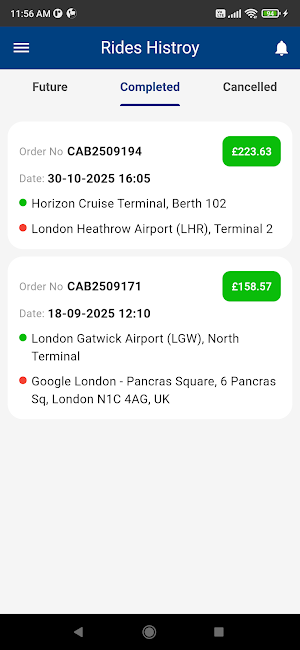 Airports-plus Private Hire Screenshot 2