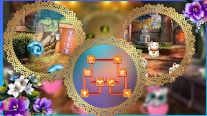Blue Monster Escape Screenshot 0