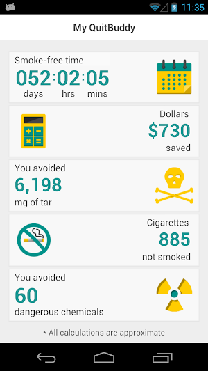 Quit Now: My QuitBuddy Screenshot 0