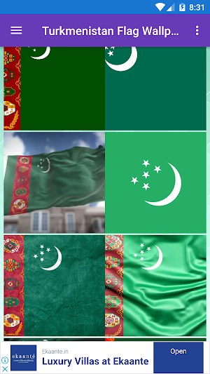 Turkmenistan Flag Wallpaper: Flags, Country Images Screenshot 0