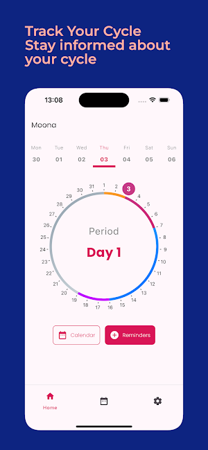 Moona - Period Tracker Screenshot 0