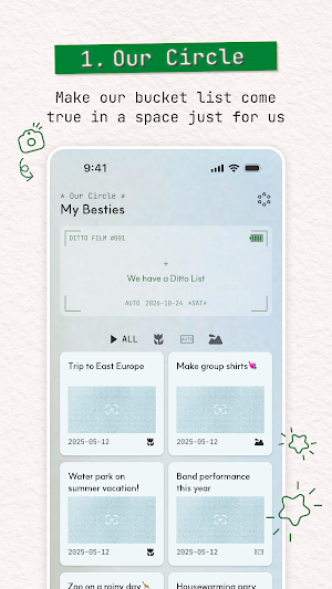 Ditto List - Share Bucket List Screenshot 1