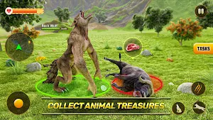Wolf Game: Wild Wolf Animal 3D Screenshot 3