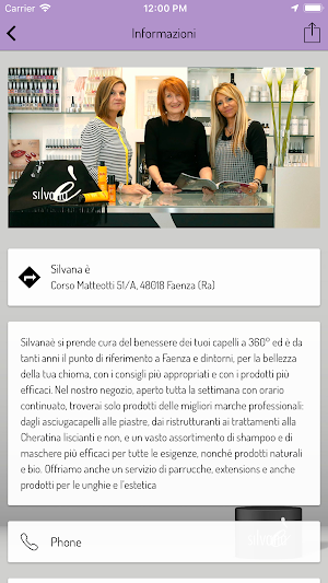Silvana per Capelli Screenshot 1
