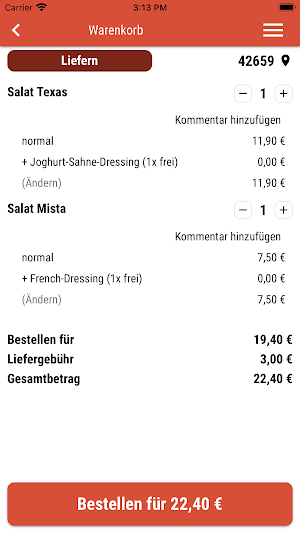 Pizza Pazza Solingen-Mitte Screenshot 1