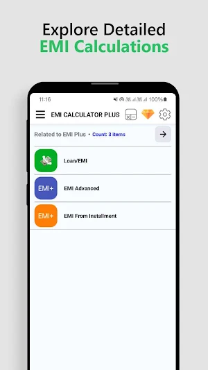 EMI Calculator Plus Screenshot 0