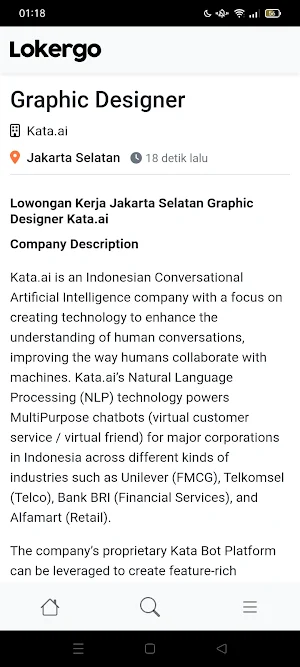 Lowongan Kerja Lokergo.id Screenshot 0