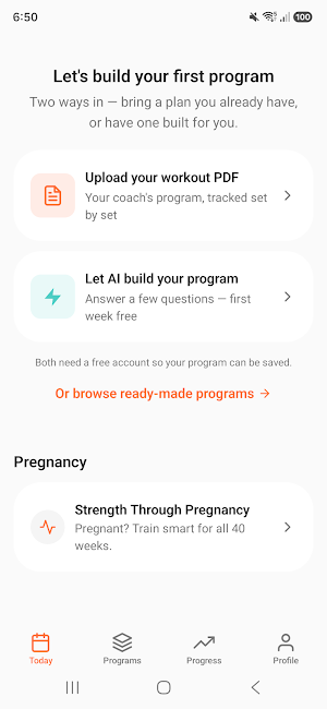 PDF Fit - Workout Tracker Screenshot 0