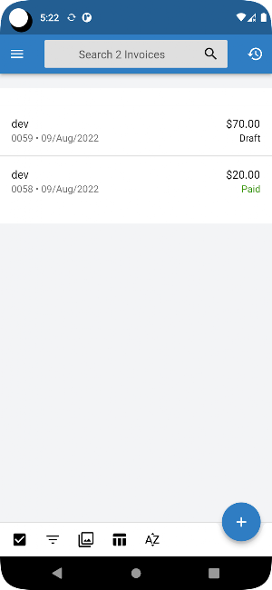 ThatsEnd Invoice Screenshot 1
