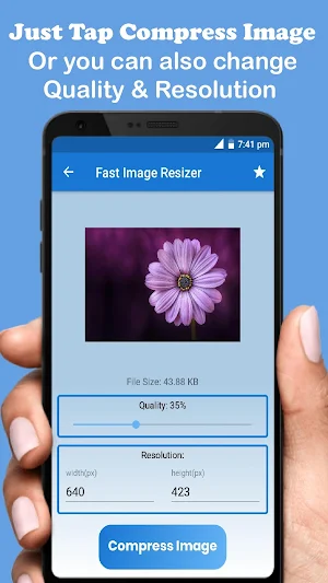 Fast Image Resizer - Image compressor Screenshot 1