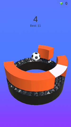 Stack Twisty Ball Break Hoops Screenshot 0
