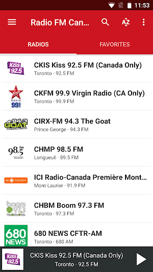 Radio FM Canada Screenshot 0