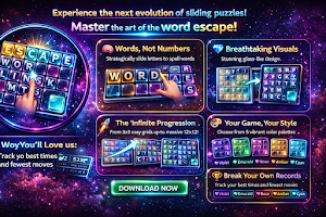 Sliding Words Escape Offline Screenshot 0