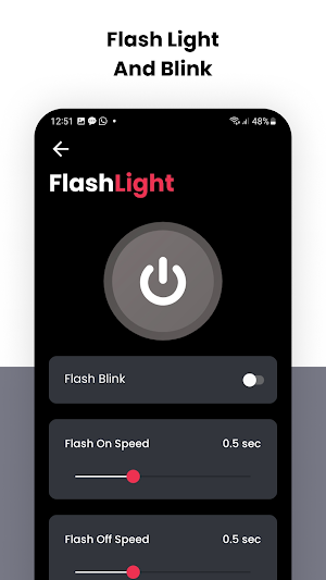 Flash Alert For Call and SMS Screenshot 3