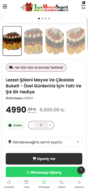 Taze Meyve Sepeti Screenshot 2